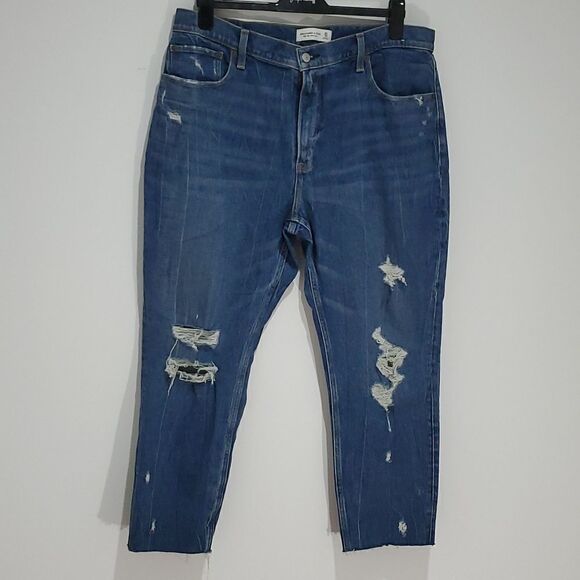 Abercrombie & Fitch Denim - ABERCROMBIE & Fitch 36x26 High Rise Mom Jeans